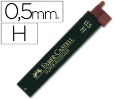 12 minas de grafito Faber Castell 9065 0,5mm. H